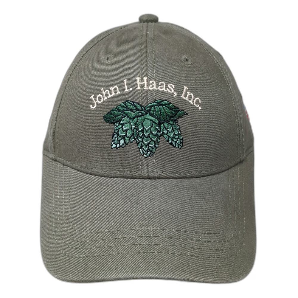 Drift Creek Outdoors Baseball Cap Green One Size John I. Haas Inc Hops Flag Hat